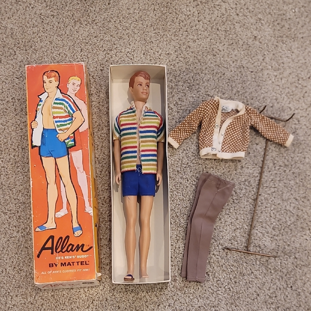 Mattel Allan Doll with Striped Jacket and Blue Shorts